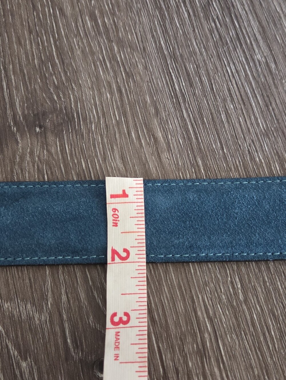 Idyllwind Blue Suede Belt *No Buckle* Sz Medium - Picture 9 of 9